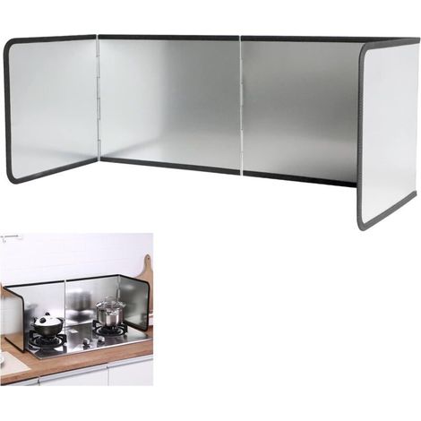 Plaque anti-projection cuisine pliable 76x29x30 cm – Tôle galvanisée résistante à la corrosion – Facile à nettoyer – Protection d'écran anti-éclaboussures (1/5)