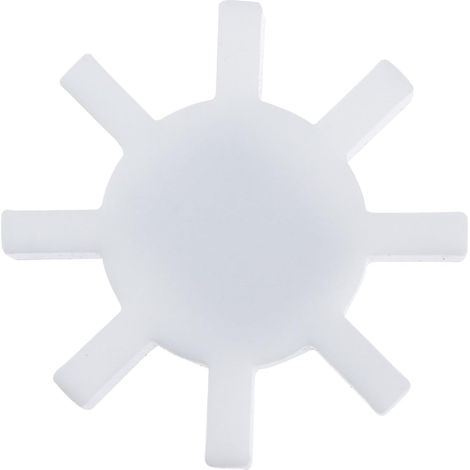 Barre D'agitation Magnétique Réduit la Friction et L'usure Blanche Octogonale en Téflon pour Laboratoire de Recherche pour Solutions et Liquides (1/5)