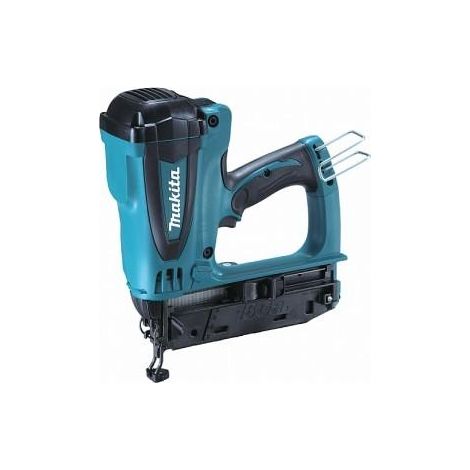 Clavadora a gas Makita GF600SE negro y azul de alto rendimiento (1/3)