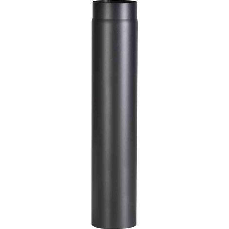 Ofenrohr 750mm,Ø150mm,sw Wandstärke 2 mm, schwarz (1/4)