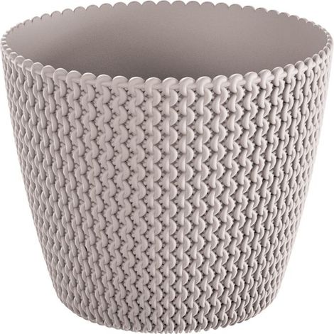 Blumentopf SPLOFY 218/184 mm, 5.0 Liter, Mokka