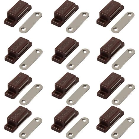 Fermeture magnétique pour meubles - Idéale pour les portes, placards, tiroirs et volets - Loquet magnétique pour meubles (1/5)