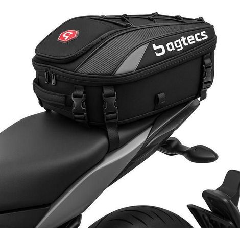 Motorradsatteltasche - Bagtecs X30 - Erweiterbar 20-30L - Aerodynamische Hartschale - Wasserdicht