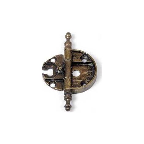 10 x CERNIERA P/MOBILI A0057 BRONZO ANTIC 35X18 MM