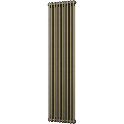 Alpha - Antique Brass Vertical Column Radiator H1800mm x W460mm 2 Column (1/3)