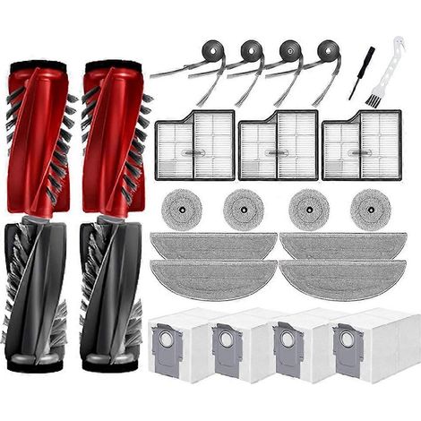 Ersatzteile für den Roborock Saros 10 Staubsauger: Hauptbürste, Reinigungstuch und Ersatzstaubbeutel (1/5)