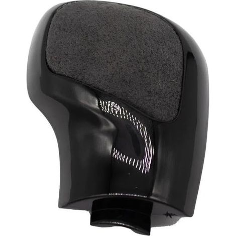 Accessoires décoratifs : cache latéral de pommeau de levier de vitesse, noir, compatible avec Golf 6, 7 (MK6, MK7), R, GTI compatible avec Passat B7, B8, CC pour Jetta (suède noir) (1/4)