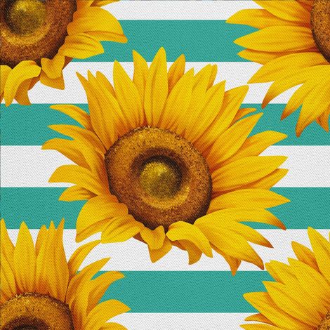 Outdoor dekostoffe oxford - Motiv Sonnenblumen 4 (1/5)