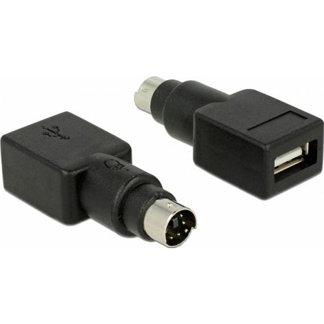 Delock lecteur, USB Adaptateur [1x PS/2 mâle - 1x USB-A femelle] 65898