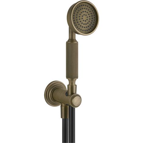 Conjunto de ducha Gessi Venti20 con codo de conexión mural, con
