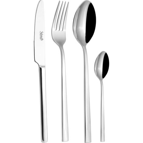 Salvinelli Alaska set 24 posate tavola acciaio inox 18 C 4 mm