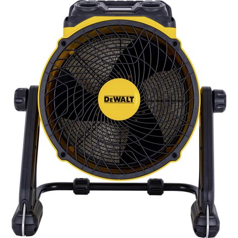 DEWALT DXF1652 Ventilateur de sol 116 W Yellow affichage LED, minuteur, avec purificateur d'air