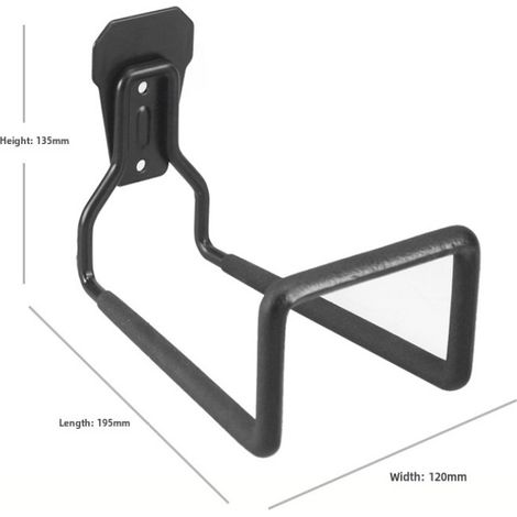 Crochet de garage Amazon robuste pour tuyau d'eau et câble, fixation murale en métal (crochet pour tuyau de 830 lb) (1/5)