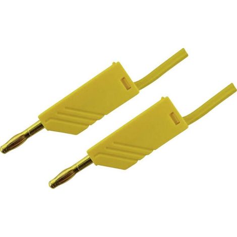 Sks Hirschmann MLN 50/2,5 GE cable de medida amarillo 0,5 m