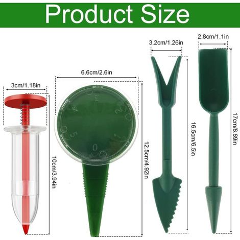 Distributeur de Graines,6 Pcs Mini Semoir Semences,Semoir à Graines de Jardin Manuel,Nouveau Mini-semet,Outil de Semoir de Semis pour Petites Graines,Planter,Légumes,Fleurs (1/3)