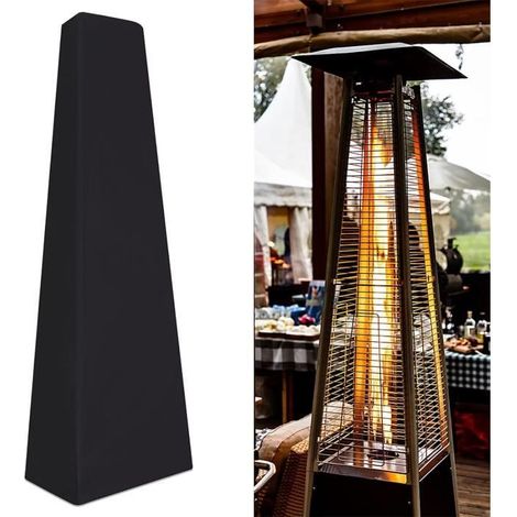 Housse de protection pour chauffage de terrasse - 221 cm - Résistante et étanche - Pour chauffage de terrasse pyramidale (1/4)