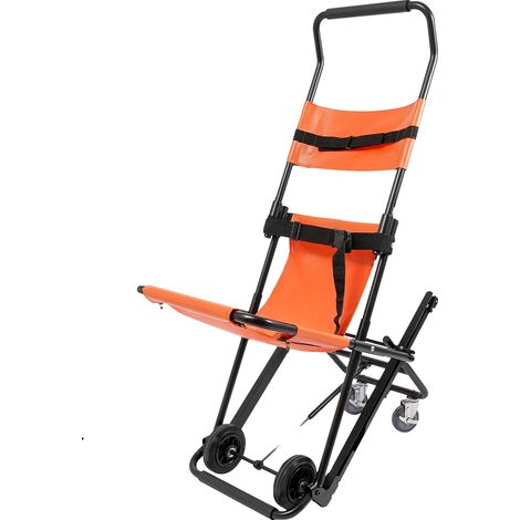 Sedia per scale, design leggero, elevata capacità di carico, arancione (1/2)