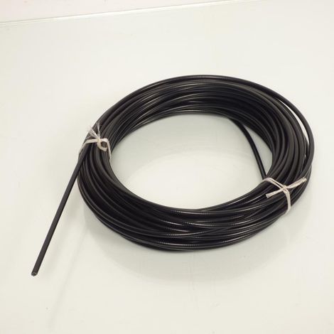 25-m-Rolle schwarzer Standard-Schlauch mit flachem Gewebe 31/10 (1/3)