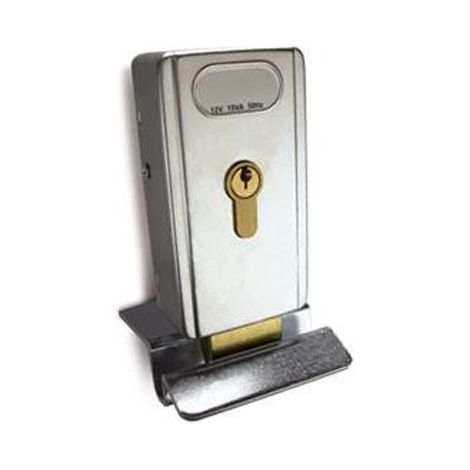 Nice – Serrure électrique verticale 12V – Obligatoire pour battants supérieurs à 3m – Pièce détachée motorisation portail – PLA10 (1/4)