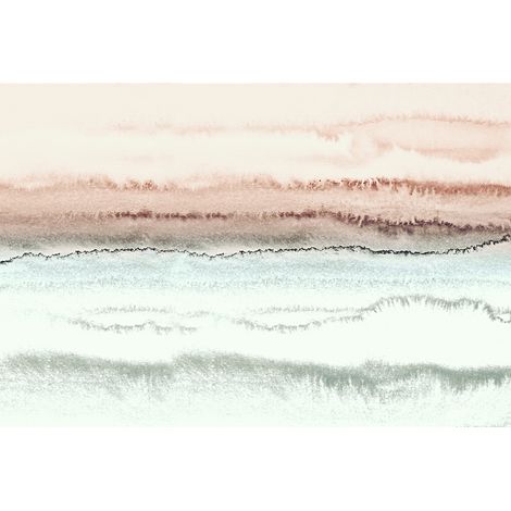 Papier peint panoramique multicolore pour bureau Tapisserie panoramique pastel Papiers peints panoramiques aquarelle (1/2)