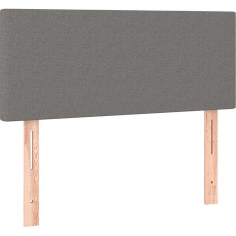 Maison Exclusive - Cabecero de tela gris oscuro 90x5x78/88 cm (1/5)