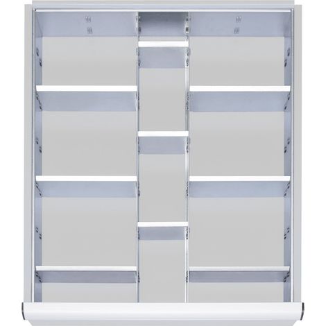 STIER Einteilungsset für Schubladen der Blendenhöhe 180-360mm 2x9 Trennwände (1/4)