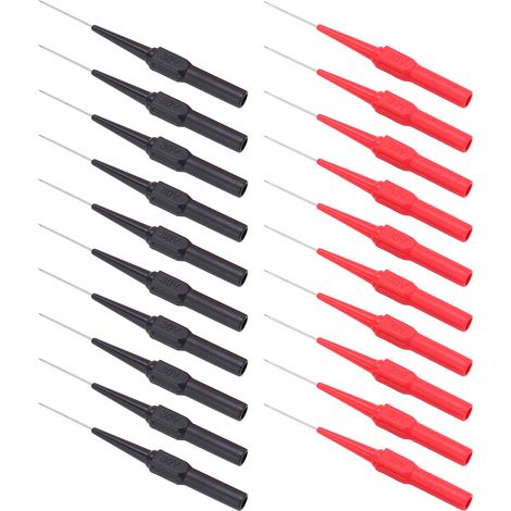 Lot de 10 Paires Sondes de Test 26.010 0.7mm avec Douille 4.0mm, Pointe de Perçage pour Diagnostic Automobile et Entretien Véhicule (1/5)