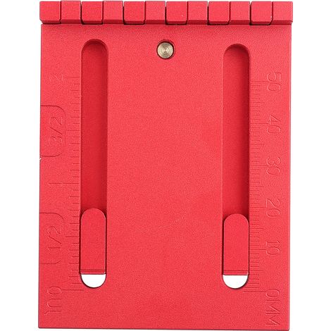 Règle de Précision en Laiton pour Mesure de Profondeur en Menuiserie (1/5)
