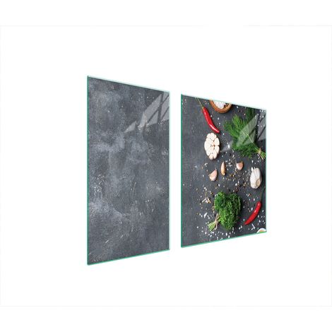 PLACA PROTECTORA DE VIDRIO PARA ESTUFA 90x52 PIZARRA (1/5)