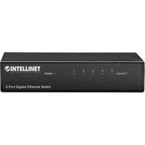Intellinet Network Solutions Switch 1GBit 5Port Desktop Metall (530378) (1/3)
