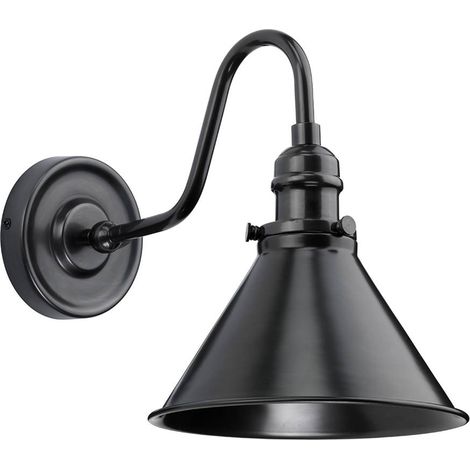 Applique Provence Elstead 1xE27 nero bronzo antico acciaio (1/5)