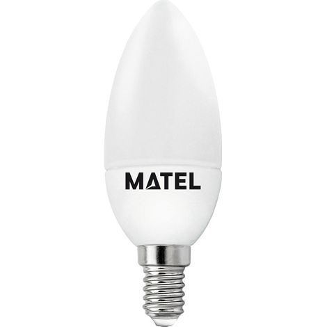 BOMB.LED VELA E14 10W.CALIDA