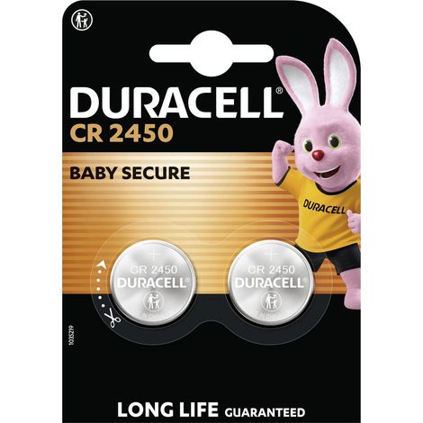 Duracell Knopfzelle CR2450 3 V 2 St. 620 mAh Lithium CR2450 (1/2)