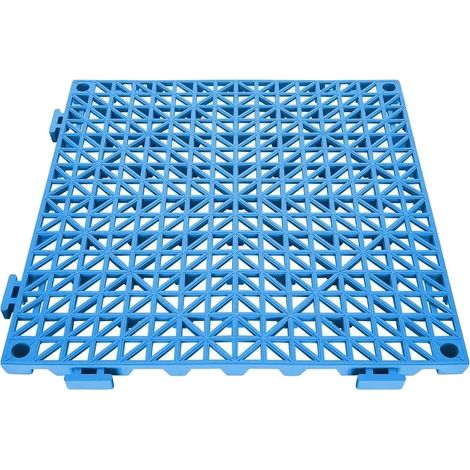 Baldosas entrelazadas, material PVC, diseño moderno, azul. (1/2)