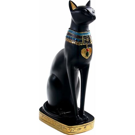 Chat-Statue, ägyptische Statue und Chat-Statue-Figur aus Kunstharz