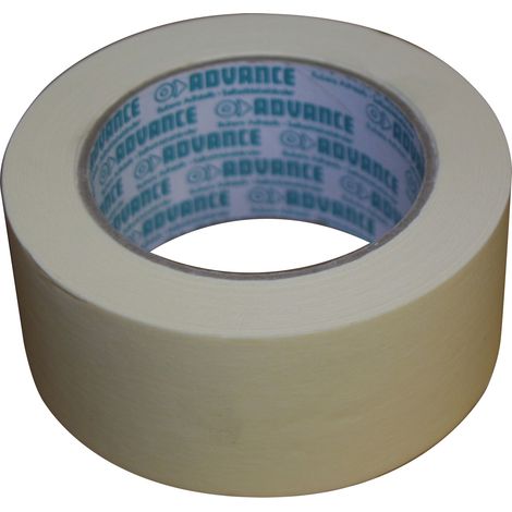 Rouleau de ruban adhésif papier masquage AT 6300 (48 mm x 50 m) - Protection standard peinture et façade