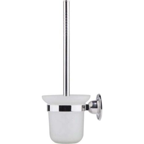Jeffergarden Brosse de toilette murale en acier inoxydable avec support (1/4)