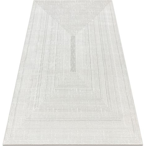 Carpet BALANCE 8788 cream - Geometric, structural, glamour beige 240x330 cm