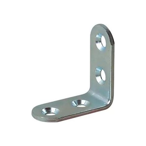 Stuhlwinkel, 50x50x15 mm, Stahl verzinkt Rundsprung, 10 Stück