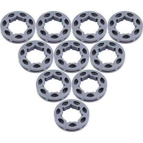 Roue dentée 3/8" 7T pour Jonsered 2051 2054 2055 45 450 451 455 Tronçonneuse, pièce, 10 x roue dentée de jante. (1/5)