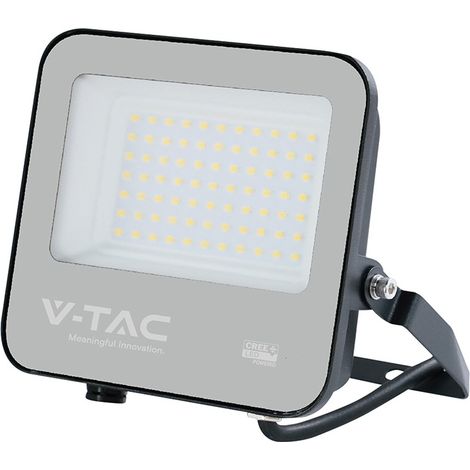 Projecteur LED Extérieur 50W 115lm/W CREE Chip V-TAC VT-4455 - 115 deg - Blanc neutre - 4000K (1/5)