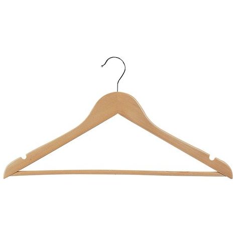 Cintres bois Alba – Lot de 25 (1/3)