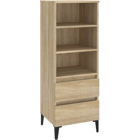 Maison Exclusive - Buffet haut Chêne sonoma 40x36x110 cm Bois d'ingénierie
