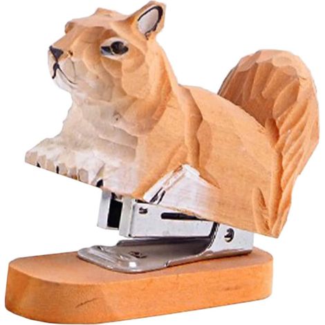 Agrafeuse animaux, agrafeuse écureuil, mini agrafeuse animaux à motifs animaux, agrafeuse de bureau écureuil, agrafeuses en forme d'animaux (1/4)