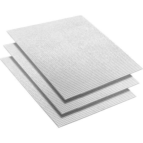 Azulejo de Espejo Mosaico 3 pcs Plateado 30 x 30 cm Cristal vidaXL