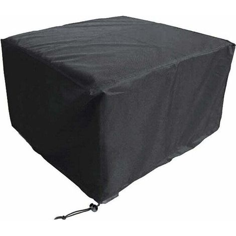 FOREHILL 115x115x74cm Quadratische Gartenmöbelabdeckung, Möbelschutz, wasserdichte Outdoor-Möbelabdeckung, strapazierfähige 420D Oxford-Möbelabdeckung, für Tische
