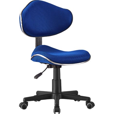 Silla de escritorio para niños, Silla de estudio Juvenil, Tejido Transpirable, Bambola Azul 53x82-94x53 cm (1/5)