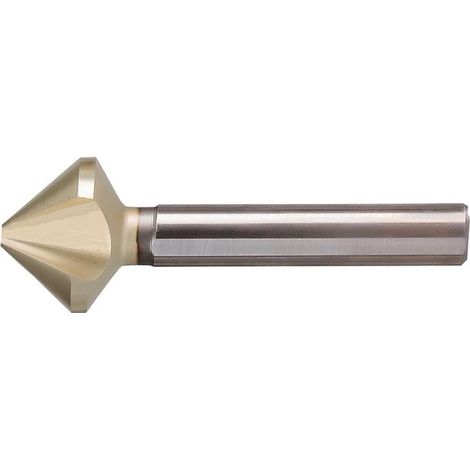 Kegelsenker ungleiche Teilung HSS ZrN 90Grad 31mm 3-Flächenschaft BECK (1/5)