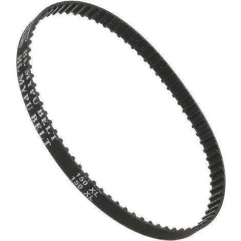 Courroie de distribution crantée en caoutchouc noir 1pc 150xl037, 75 dents, largeur 10 mm, pour transmission à entraînement positif (1/4)