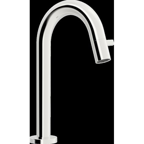 HANSA Grifo monomando para lavabo HANSANOVA Style 5091 Salida 131 mm DN15 Cromado, 50918101 (1/5)